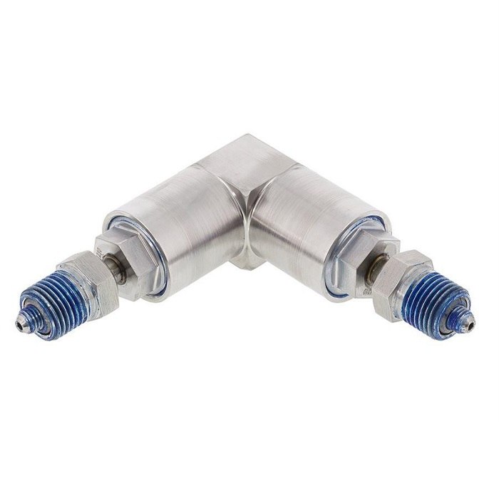 Поворотное соединение двухосевое 1/4", 90?
