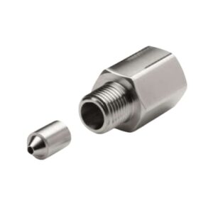 Корпус короткого фильтра высокого давления со вставкой 1/4"F-1/4"M (без фильтра)